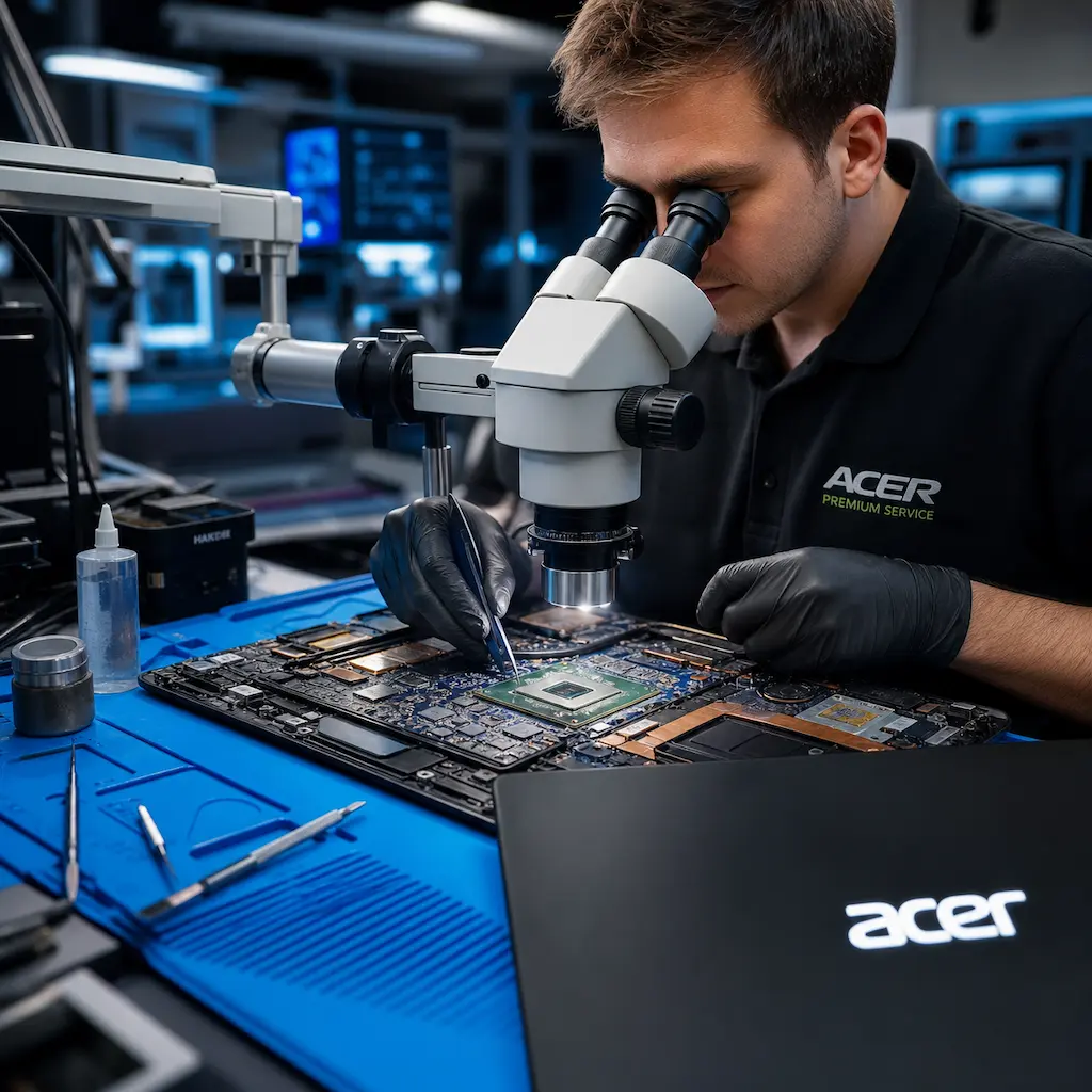 Замена видеокарты ноутбука Acer в Щербинке