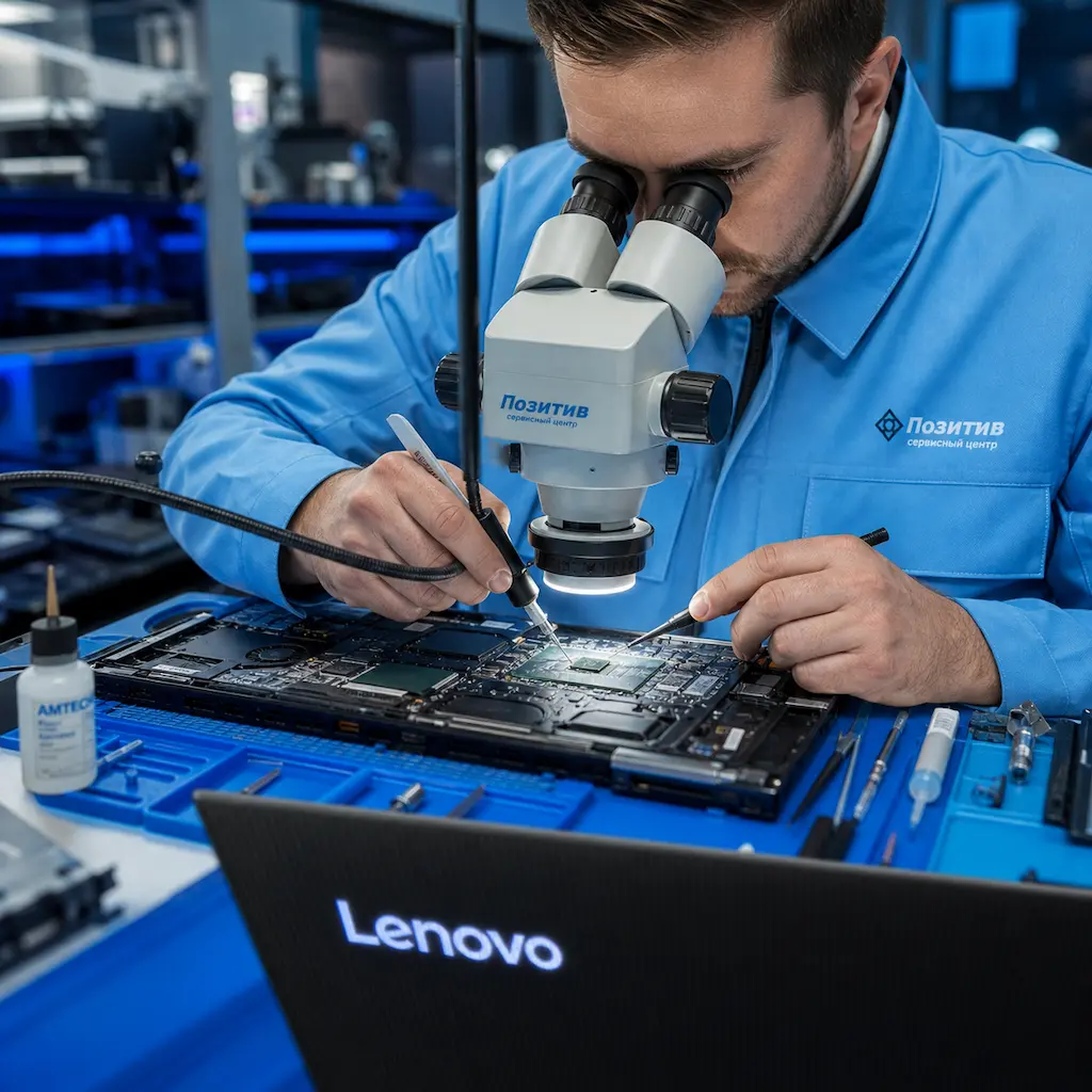 Замена видеокарты ноутбука Lenovo в Щербинке