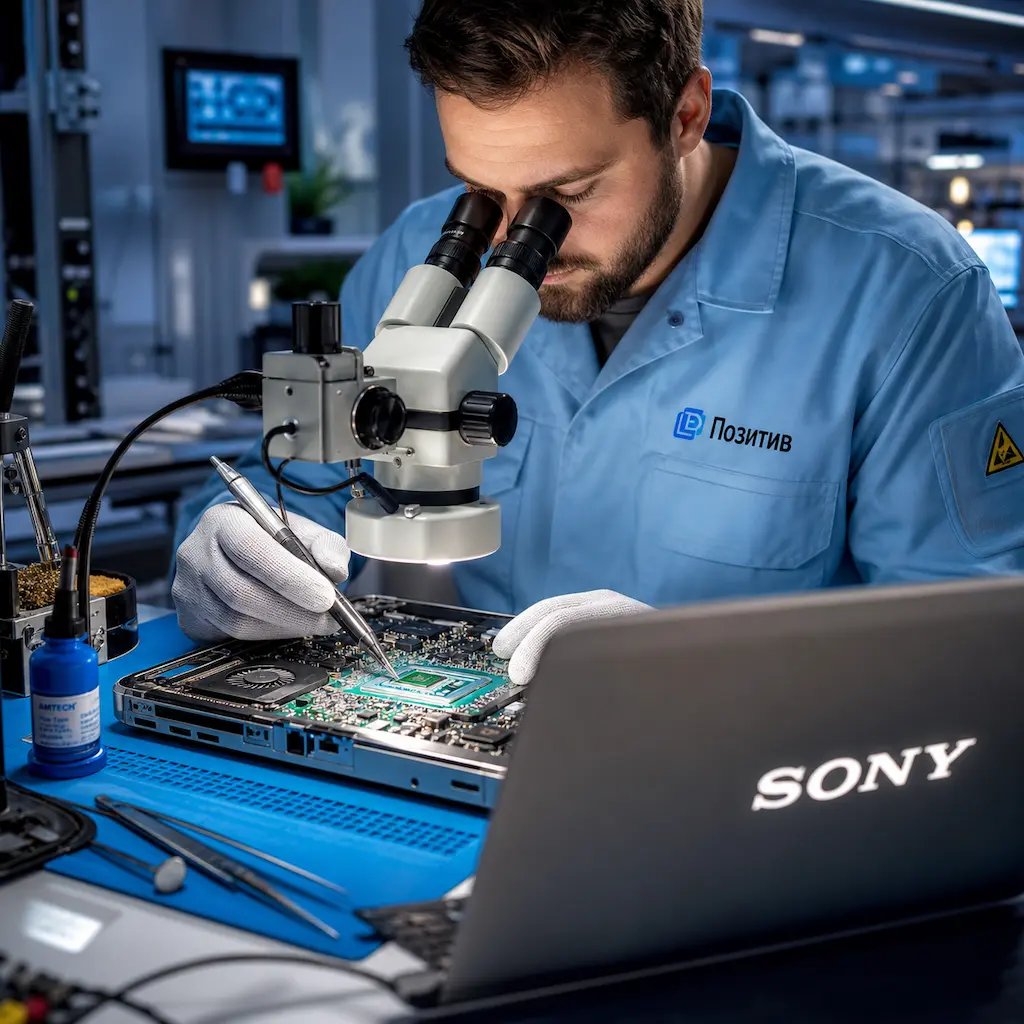 Замена видеокарты ноутбука Sony в Щербинке