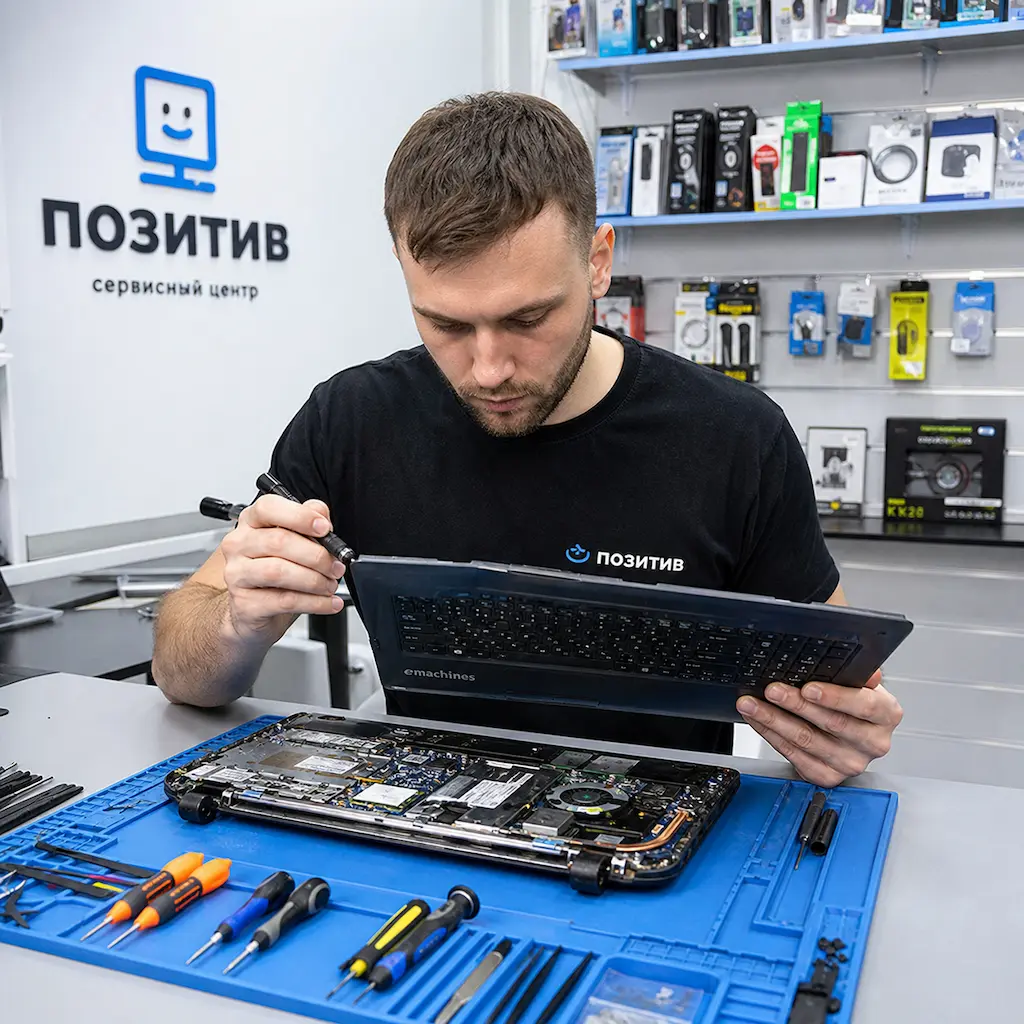 заменить клавиатуру на ноутбуке Emachines в Щербинке