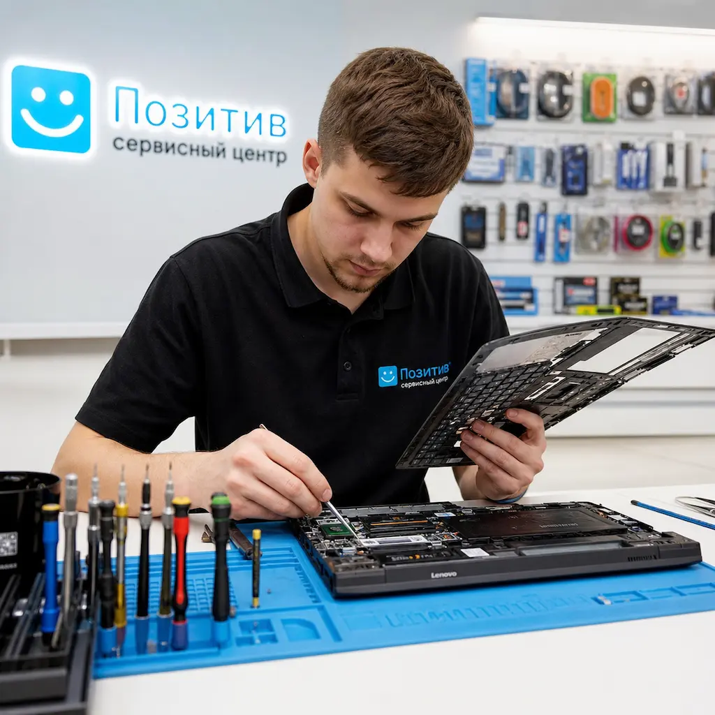 заменить клавиатуру на ноутбуке Lenovo в Щербинке
