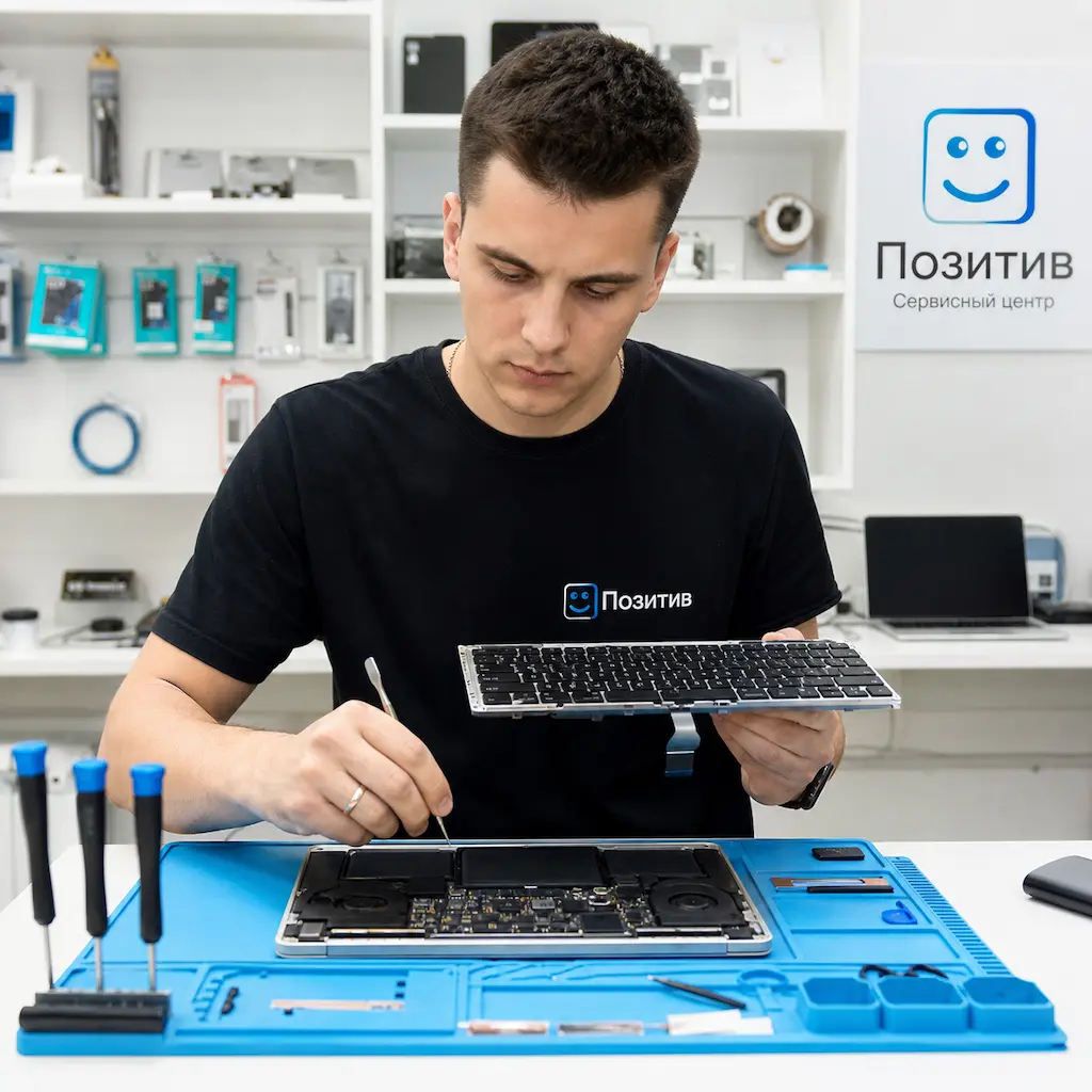 заменить клавиатуру на Apple Macbook в Щербинке
