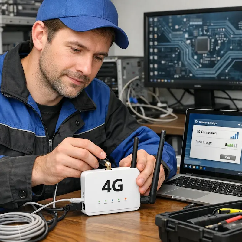 Настройка 4G модема в Щербинке