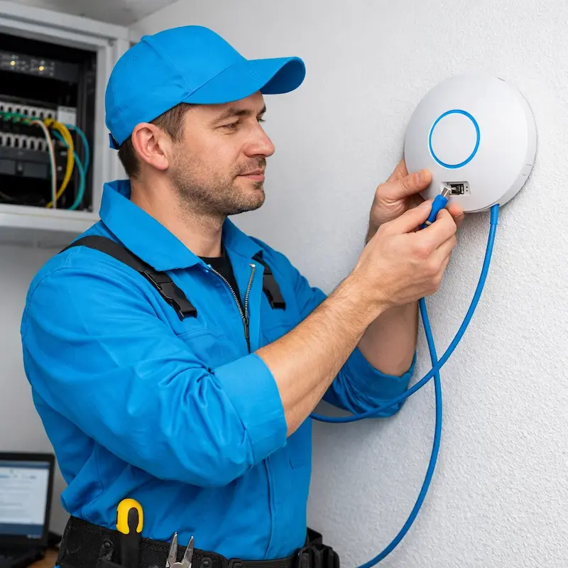 Подключение точки доступа в Щербинке