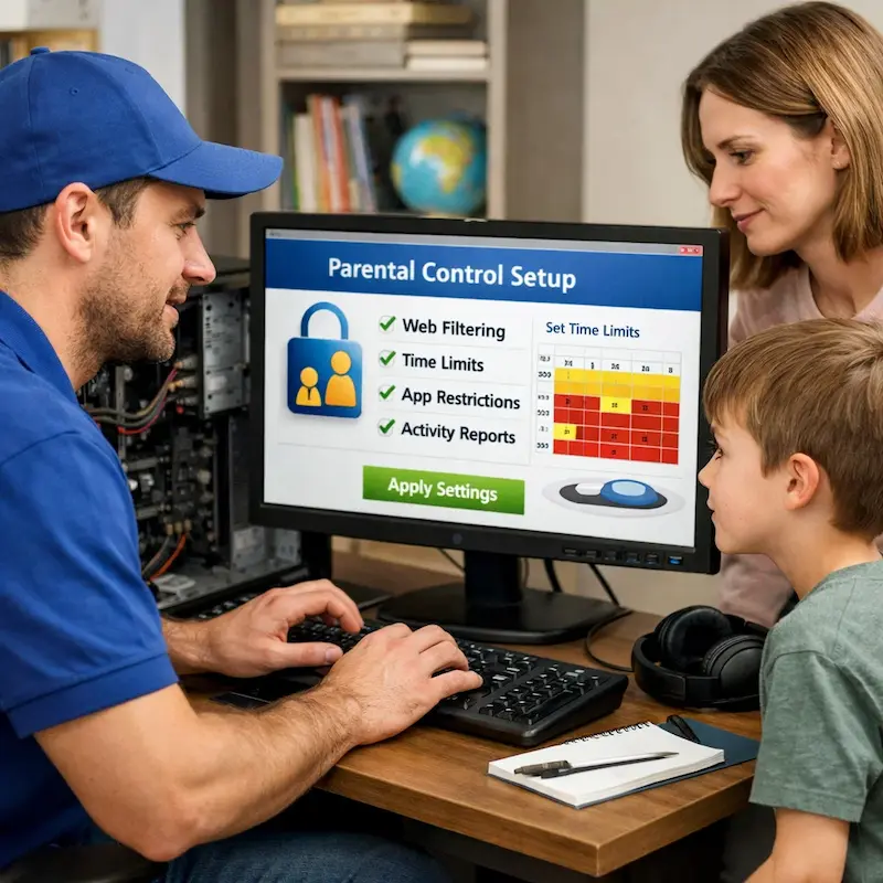 установка родительского контроля в Щербинке