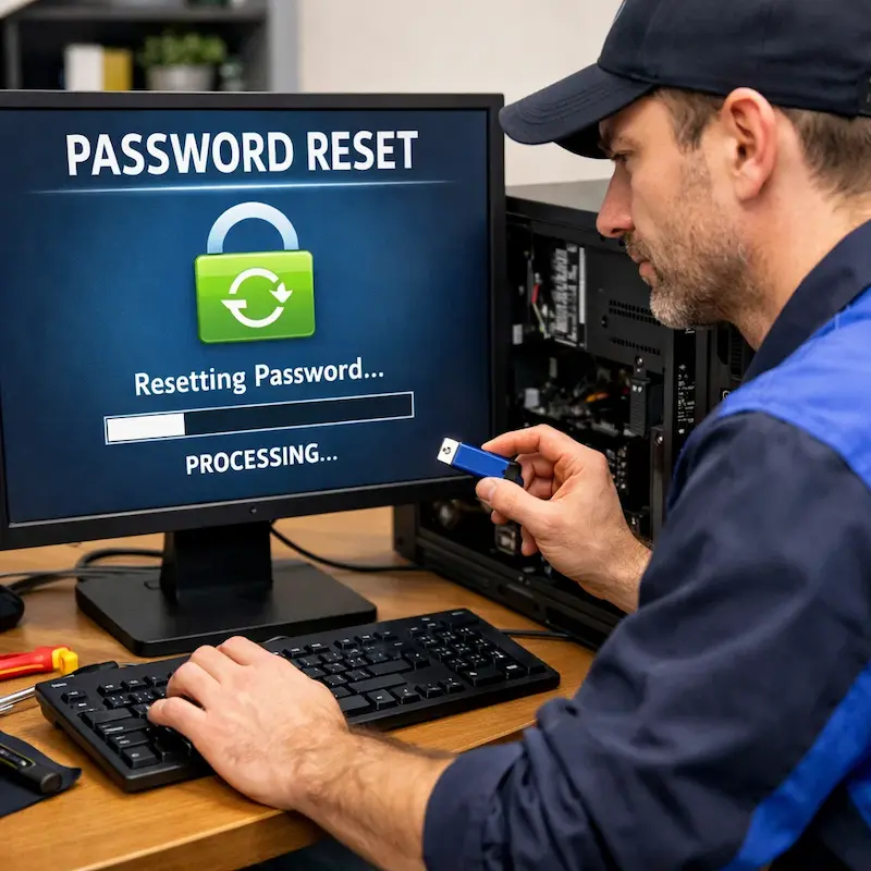 Удаление пароля на компьютере в Щербинке