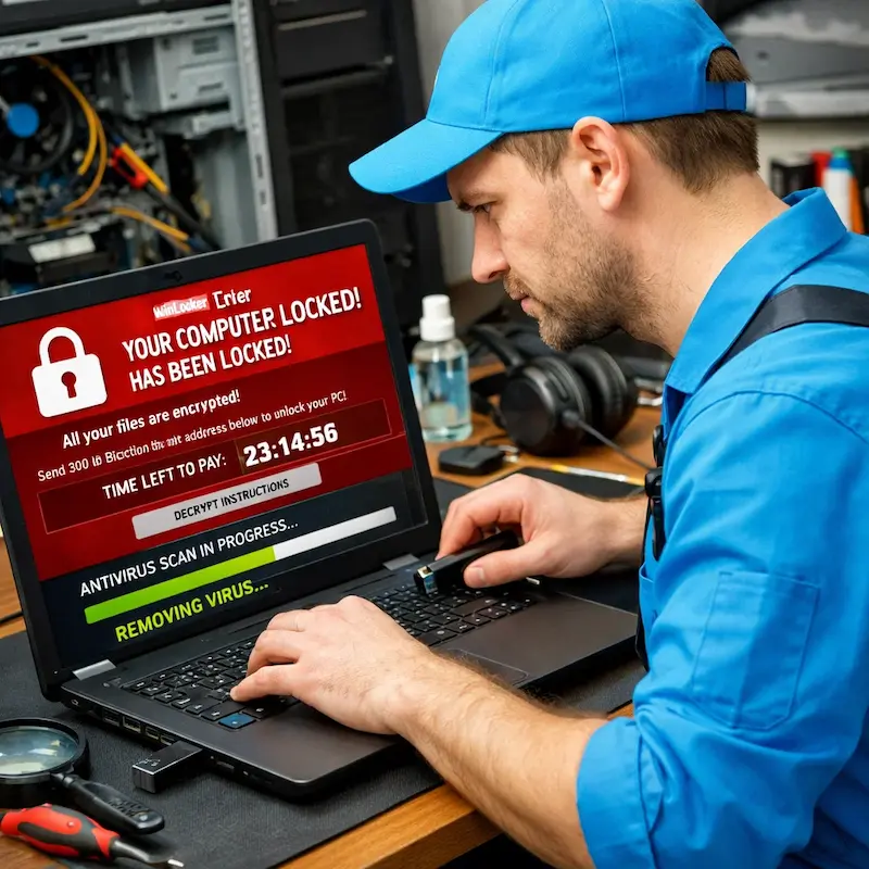 Удалить винлокер в Щербинке